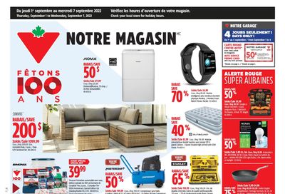 Canadian Tire (QC) Flyer September 1 to 7