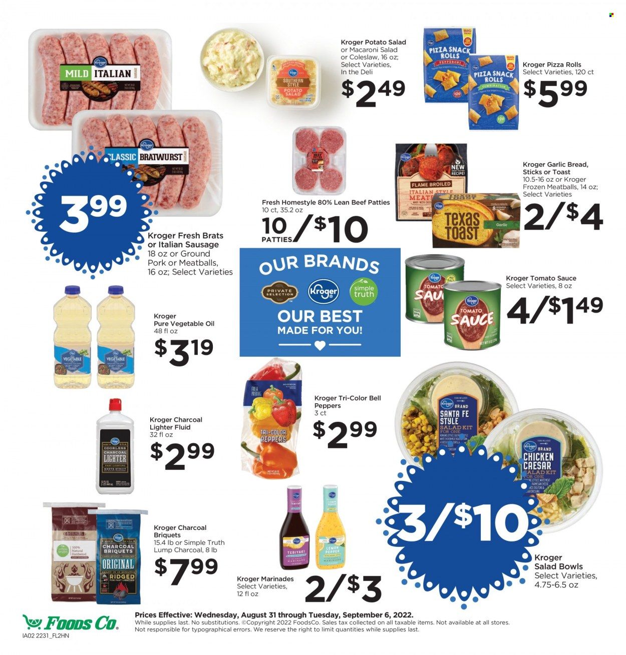 Foods Co (CA, OH, VA) Weekly Ad Flyer Specials August 31 to September 6, 2022