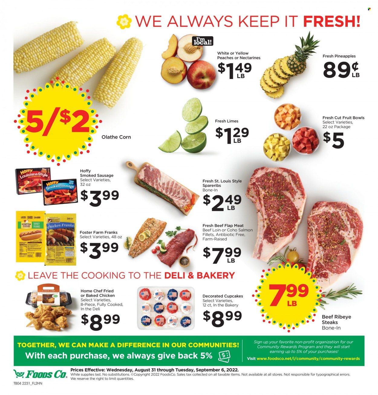 Foods Co (CA, OH, VA) Weekly Ad Flyer Specials August 31 to September 6, 2022