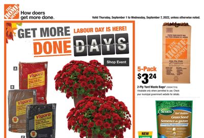 Home Depot (BC) Flyer September 1 to 7