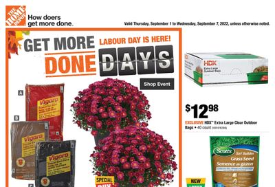 Home Depot (Atlantic) Flyer September 1 to 7