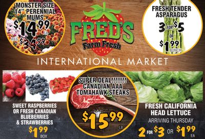 Fred's Farm Fresh Flyer August 31 to September 6
