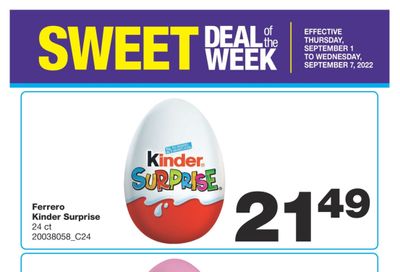 Wholesale Club Sweet Deal of the Week Flyer September 1 to 7