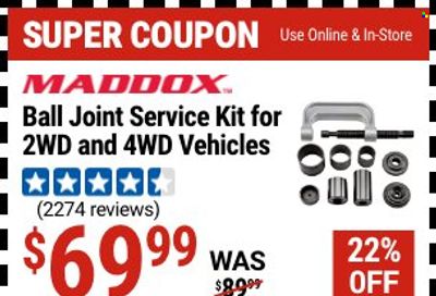 Harbor Freight Weekly Ad Flyer Specials August 31 to September 11, 2022