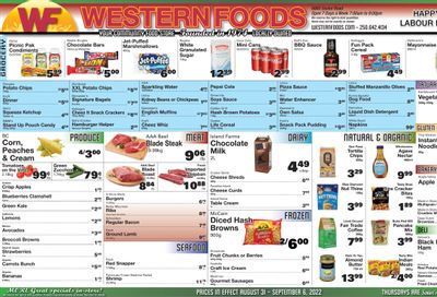 Western Foods Flyer August 31 to September 6