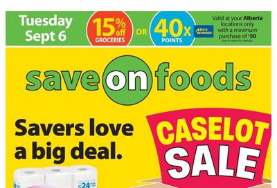 Save on Foods (AB) Flyer September 1 to 7