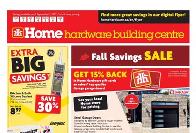 Home Hardware Building Centre (Atlantic) Flyer September 1 to 7