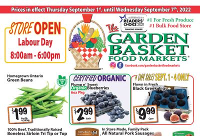 The Garden Basket Flyer September 1 to 7
