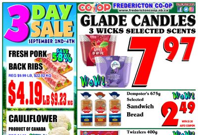 Fredericton Co-op Flyer September 1 to 7