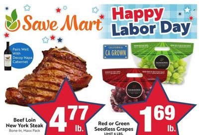 Save Mart (CA, NV) Weekly Ad Flyer Specials August 31 to September 6, 2022