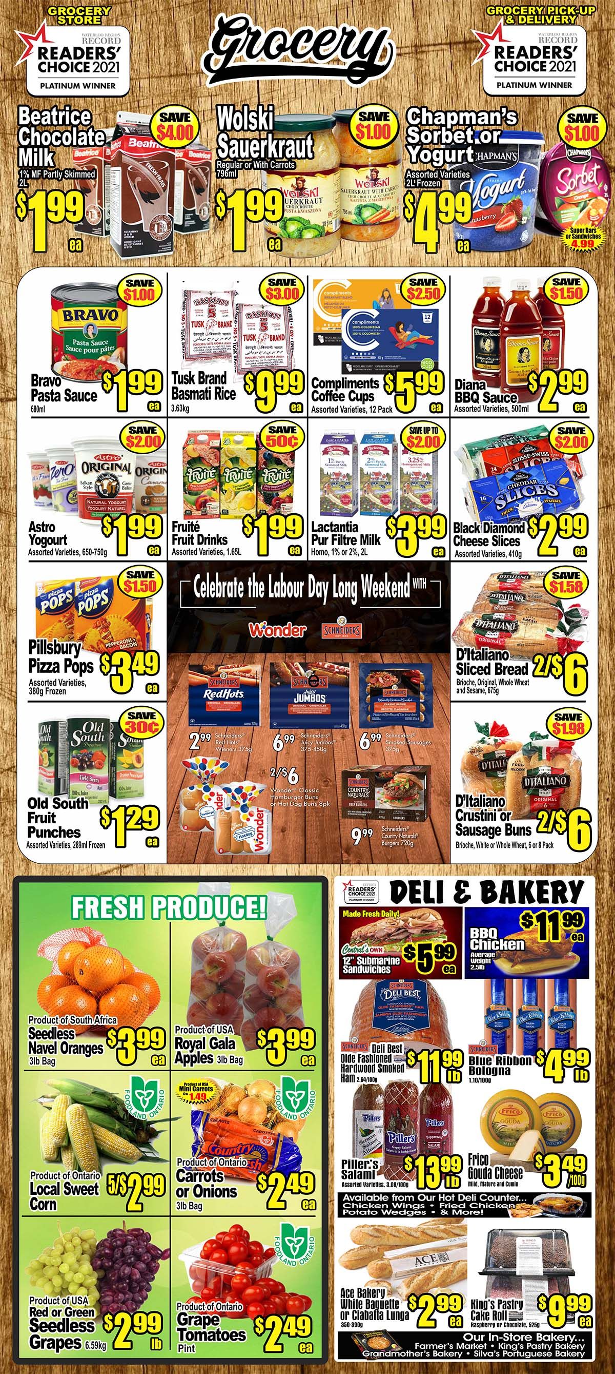 Central Fresh Market Flyer September 1 to 8