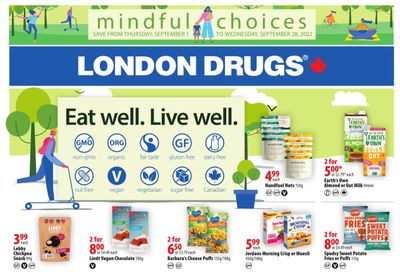 London Drugs Mindful Choices Flyer September 1 to 28