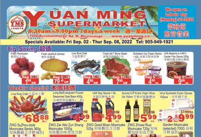 Yuan Ming Supermarket Flyer September 2 to 8