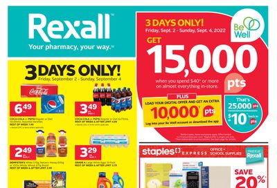 Rexall (West) Flyer September 2 to 8