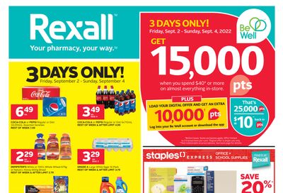 Rexall (ON) Flyer September 2 to 8
