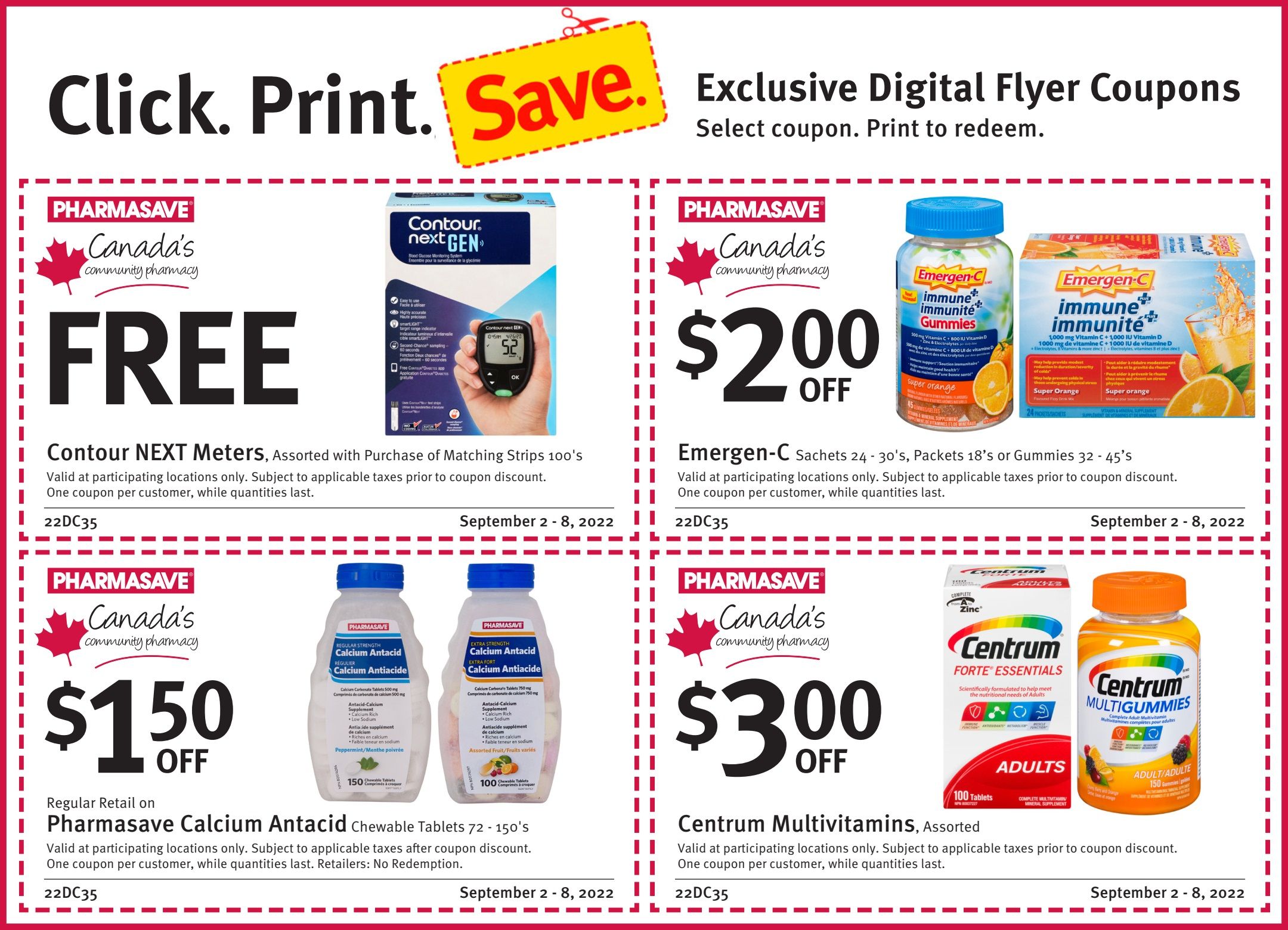 Pharmasave (Atlantic) Flyer September 2 to 8