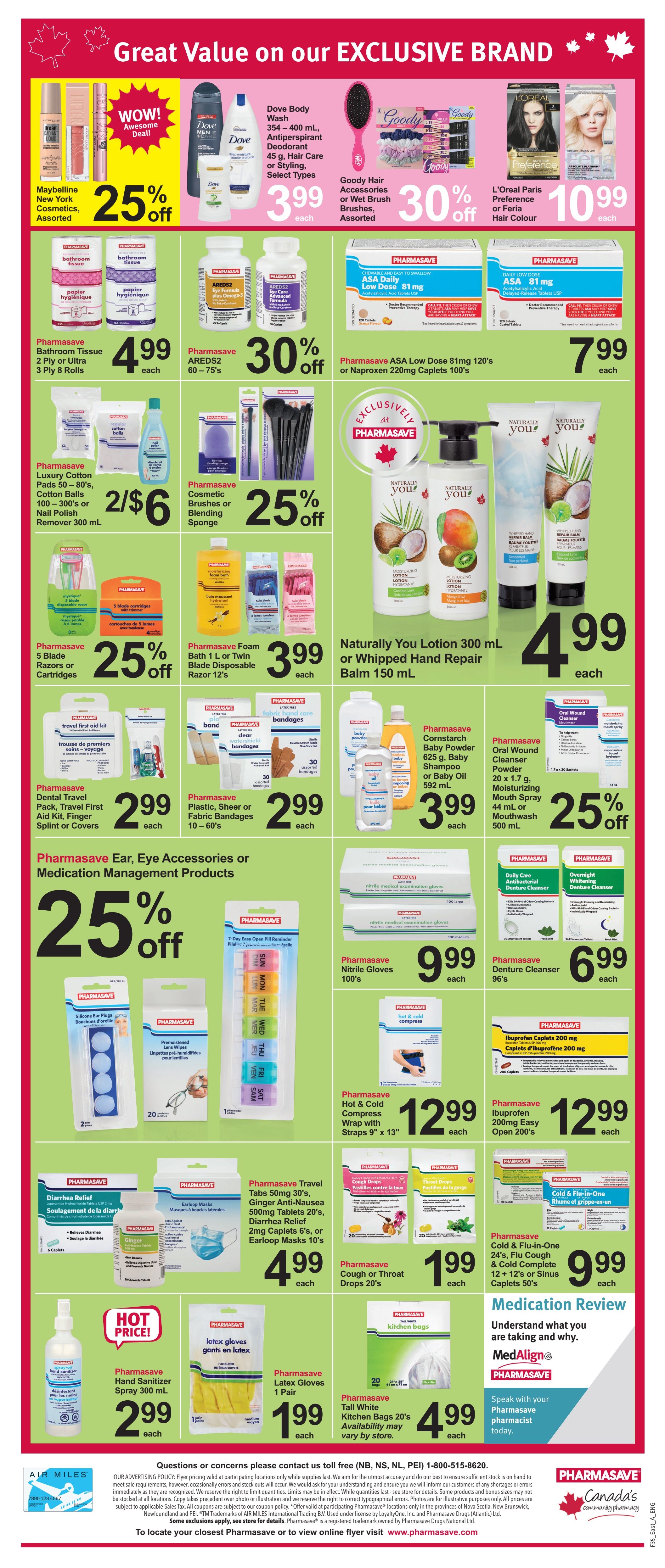 Pharmasave (Atlantic) Flyer September 2 to 8