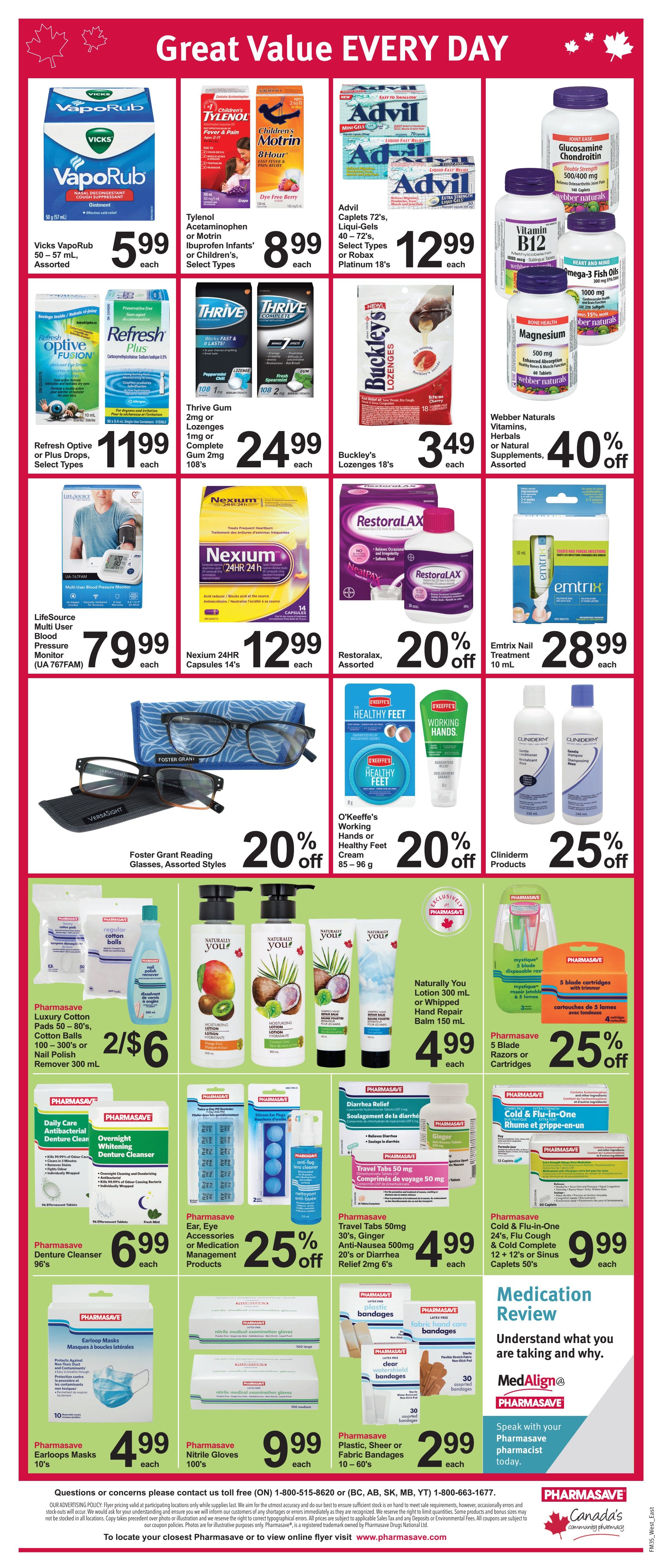 Pharmasave (ON) Flyer September 2 to 15