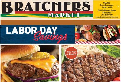 Bratchers Market (MO) Weekly Ad Flyer Specials August 31 to September 6, 2022