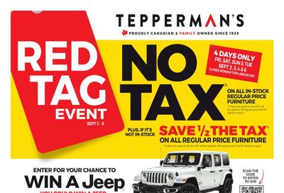 Tepperman's Flyer September 2 to 8