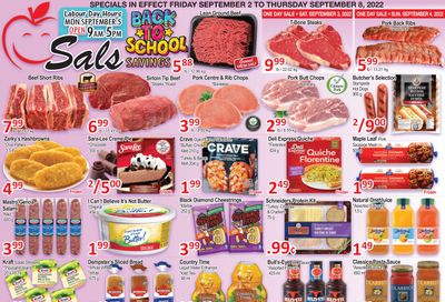 Sal's Grocery Flyer September 2 to 8