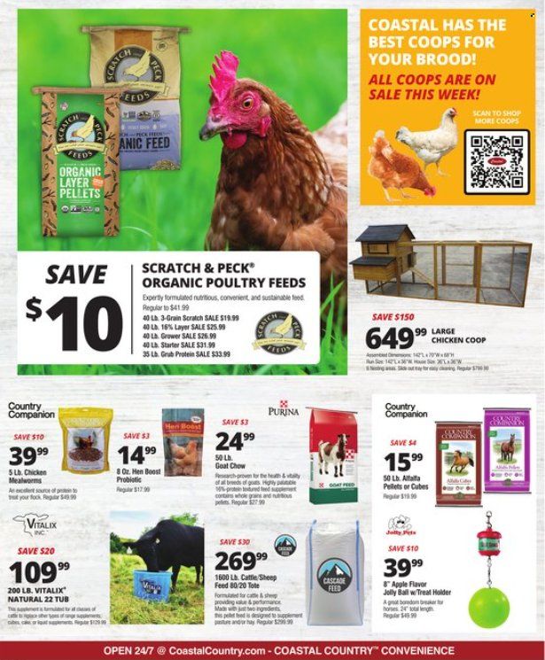 Coastal Farm & Ranch Weekly Ad Flyer Specials August 31 to September 6, 2022