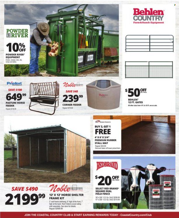 Coastal Farm & Ranch Weekly Ad Flyer Specials August 31 to September 6, 2022