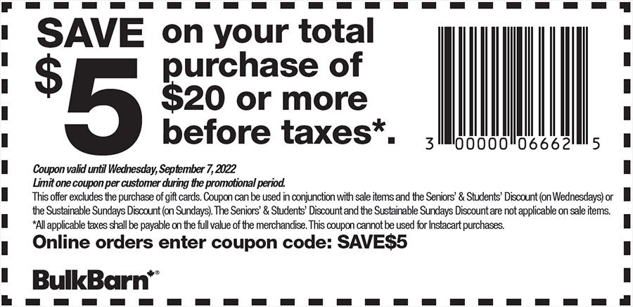 Bulk Barn Flyer September 1 to 7
