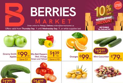 Berries Market Flyer September 1 to 7