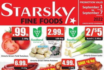 Starsky Foods Flyer September 1 to 7