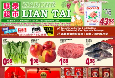 Marche Lian Tai Flyer September 1 to 7
