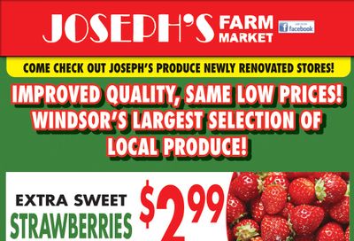 Joseph's Farm Market Flyer September 1 and 2