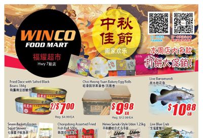 WinCo Food Mart (HWY 7) Flyer September 1 to 7