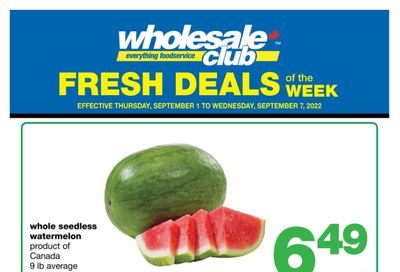 Wholesale Club (Atlantic) Fresh Deals of the Week Flyer September 1 to 7