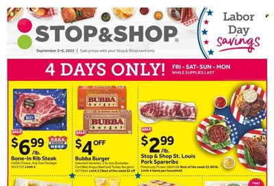 Stop & Shop (NY) Weekly Ad Flyer Specials September 2 to September 8, 2022