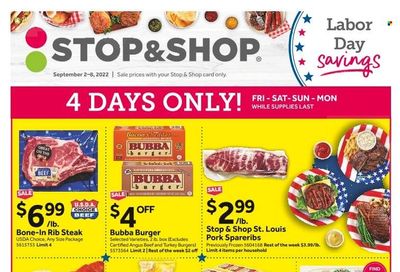 Stop & Shop (CT) Weekly Ad Flyer Specials September 2 to September 8, 2022