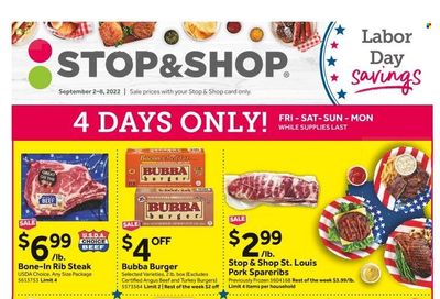 Stop & Shop (NJ) Weekly Ad Flyer Specials September 2 to September 8, 2022