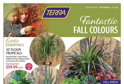 Terra Greenhouses Flyer September 2 to 8
