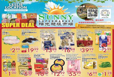 Sunny Supermarket (Leslie) Flyer September 2 to 8