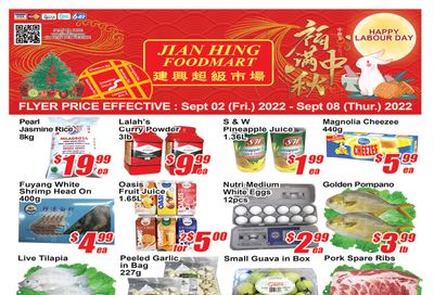 Jian Hing Foodmart (Scarborough) Flyer September 2 to 8