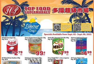 Top Food Supermarket Flyer September 2 to 8