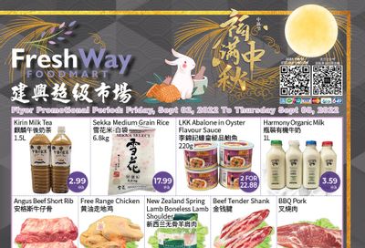 FreshWay Foodmart Flyer September 2 to 8