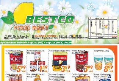 BestCo Food Mart (Etobicoke) Flyer September 2 to 8