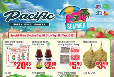 Pacific Fresh Food Market (North York) Flyer September 2 to 8