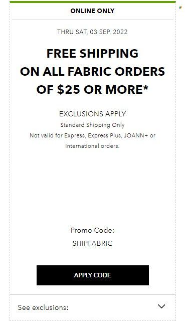 JOANN Weekly Ad Flyer Specials September 3 to September 3, 2022