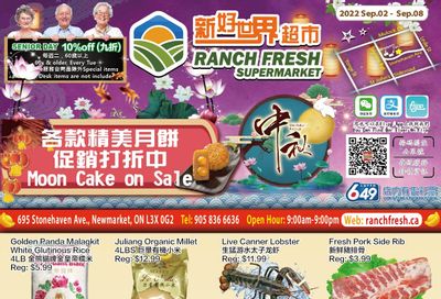 Ranch Fresh Supermarket Flyer September 2 to 8