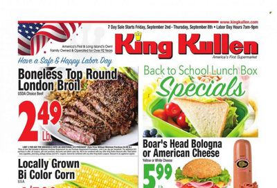 King Kullen (NY) Weekly Ad Flyer Specials September 2 to September 8, 2022