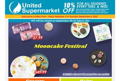United Supermarket Flyer September 2 to 8