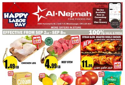 Alnejmah Fine Foods Inc. Flyer September 2 to 8