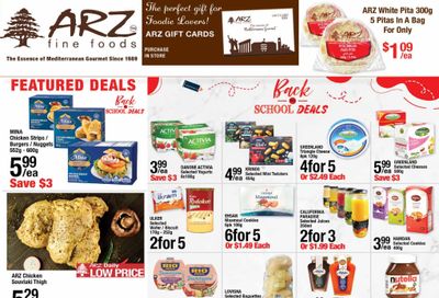 Arz Fine Foods Flyer September 2 to 8